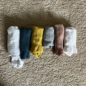 Knee high Toddler Socks 6-pack